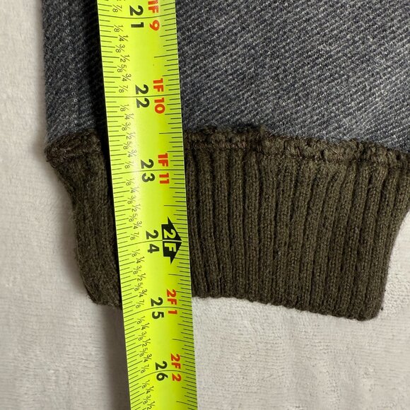Abercrombie and Fitch Jogger Men Size M Gray Sweatpants Snap Closure 100% Cotton - Picture 3 of 12
